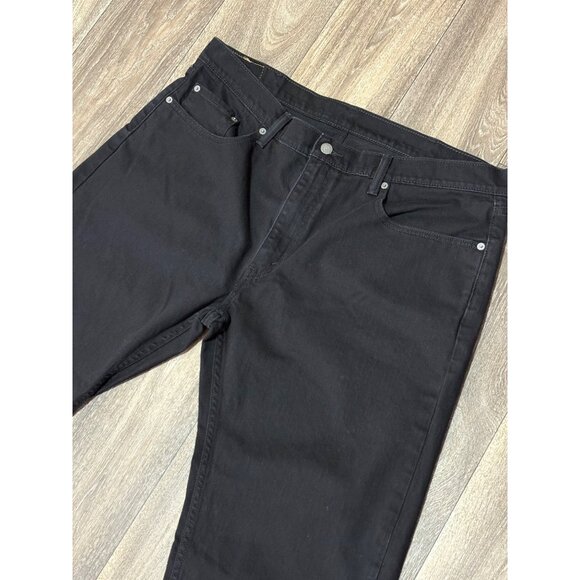 Levi's 559 Jeans Men's 40X30 Black Relaxed Fit Straight Leg Flex Dark Stretch - Picture 2 of 12